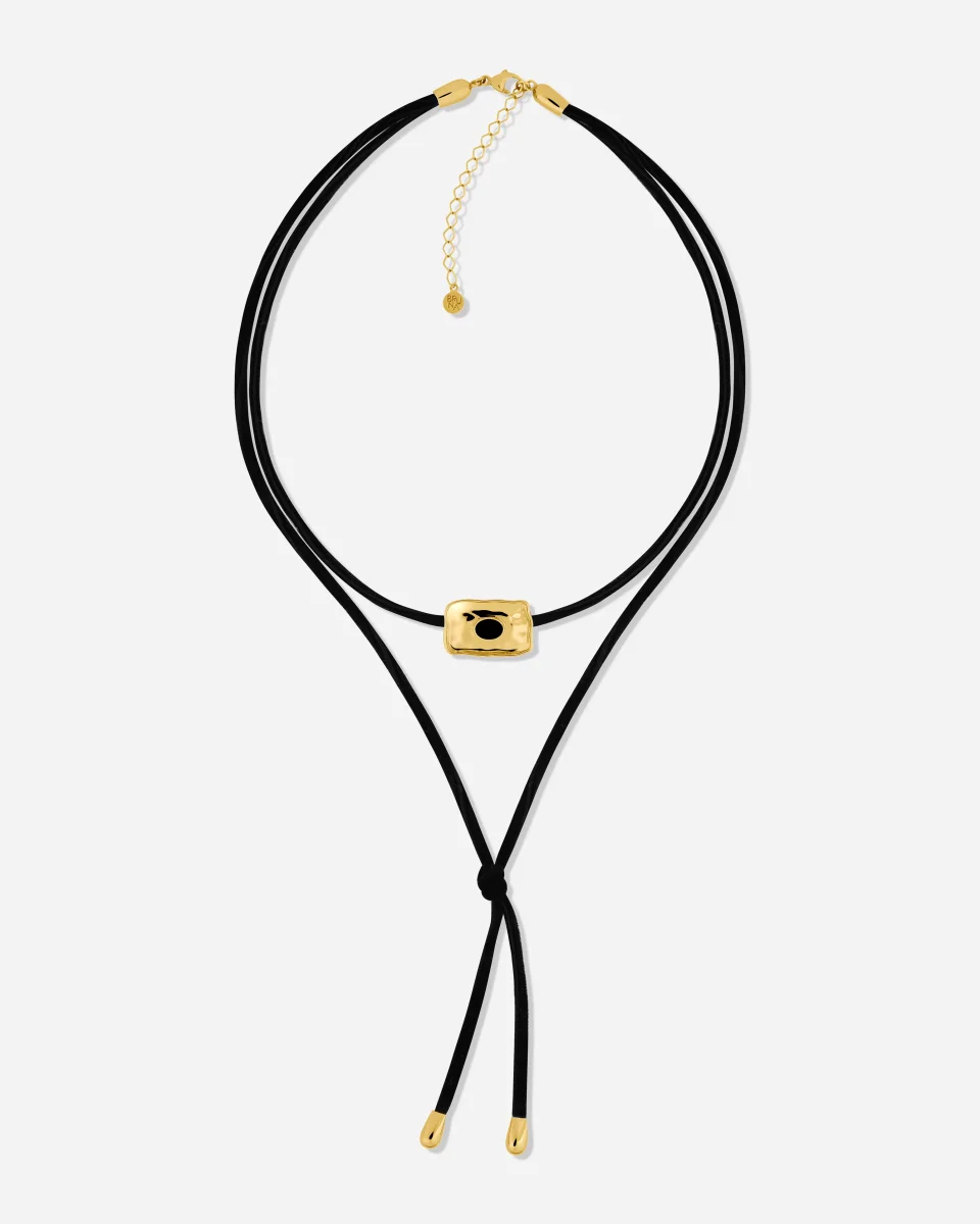 Trevi Onyx Cord Necklace