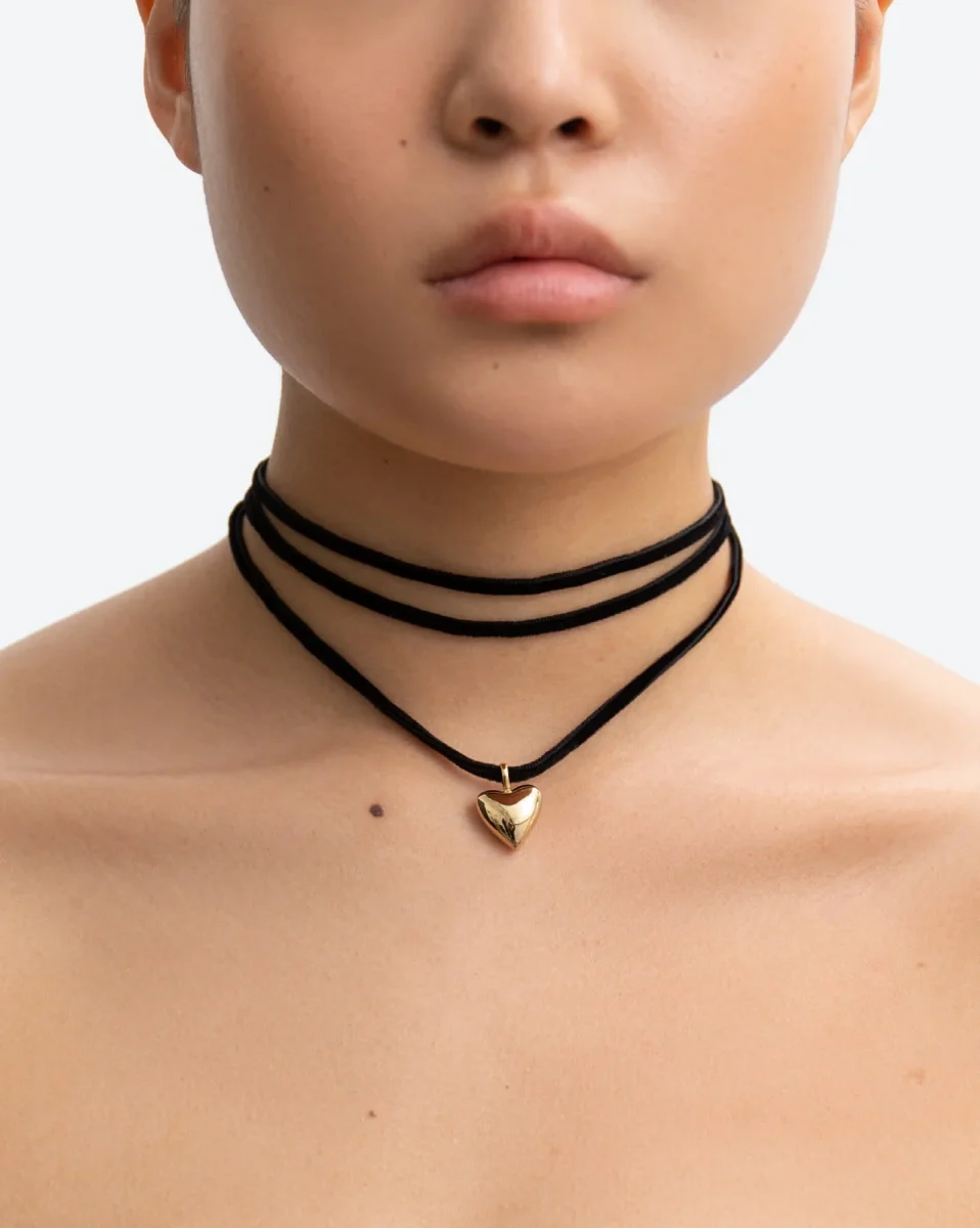 Amore Velvet Cord Necklace – Bild 2