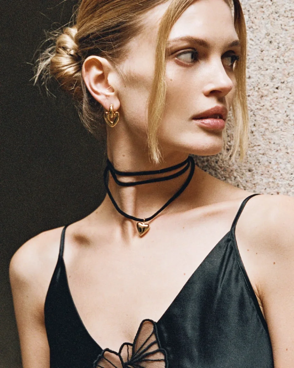 Amore Velvet Cord Necklace – Bild 7